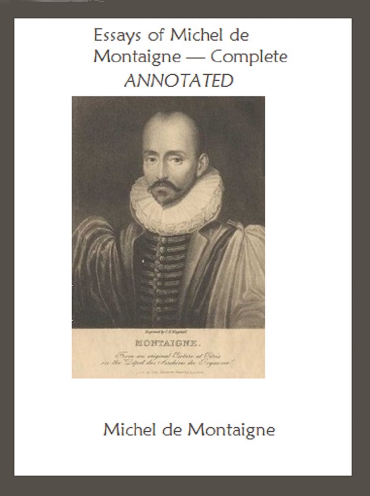 Cover of Essays of Montaigne, Complete
