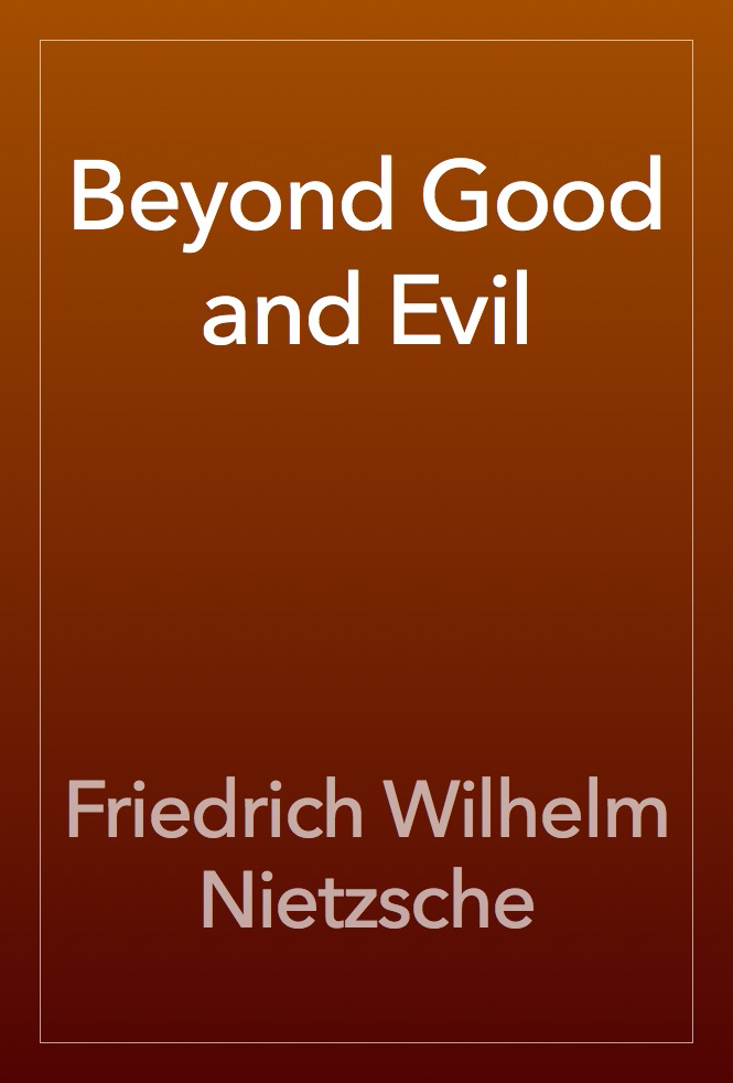 Cover of Beyond Good and Evil